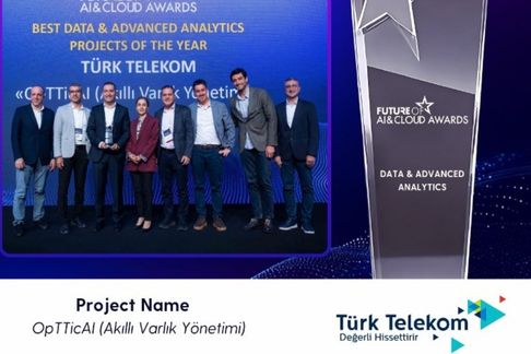 2025 İş Ortağımız Türk Telekom ile Future of AI & Cloud etkinliğinde, OPTTICAI (Akıllı Varlık Yönetimi) projemiz 